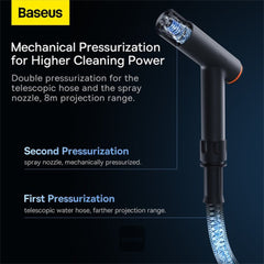 A Photo Of Baseus GF3 Metal Handheld Nozzle Sprayer with 30M Hose