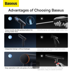 A Photo Of Baseus GF3 Metal Handheld Nozzle Sprayer with 30M Hose