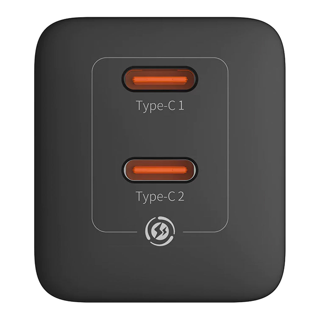 A Photo Of Baseus GaN5 Pro Dual USB-C Fast Charger 40W Adapter - Black