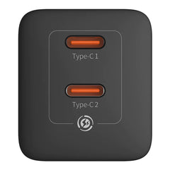 A Photo Of Baseus GaN5 Pro Dual USB-C Fast Charger 40W Adapter - Black