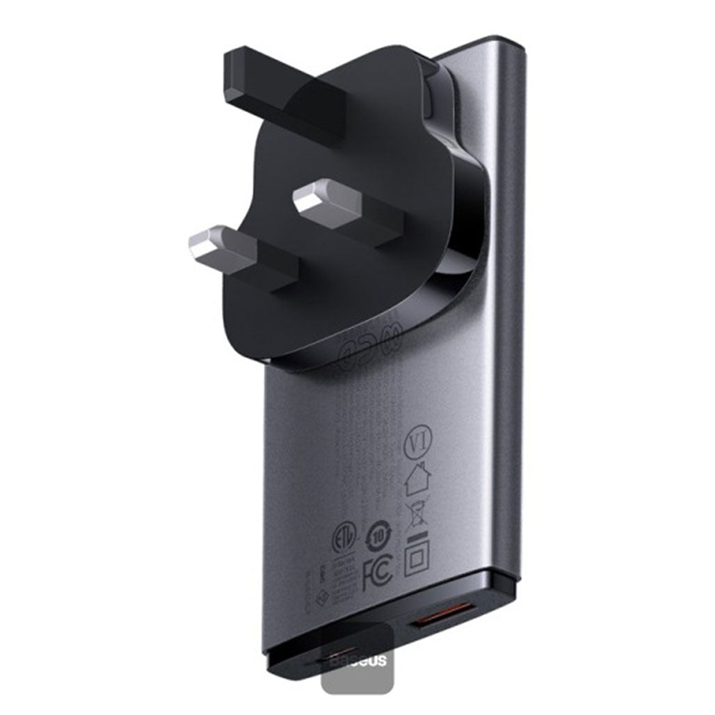 A Photo Of Baseus GaN5 Pro Ultra-Slim Fast Charger C+U 65W