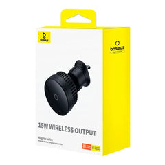 A Photo Of Baseus MagPro Series 15W Wireless Car Charger with Magnetic Holder for Air Vent | Qi & MagSafe Compatible