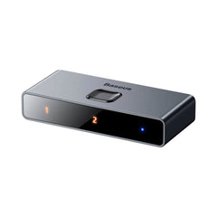 A Photo Of Baseus 4K 60Hz HDMI Splitter and Bi-Directional HDMI Switcher - 1x2/2x1 HDR HDMI Audio Adapter for PS4, TV Box, and More