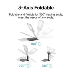 A Photo Of Baseus PrimeTrip VX1 Versatile Travel Magnetic Phone Holder – Ultra-Thin, 3-Axis Foldable, Dual Magnetic Sides, Multiple Modes