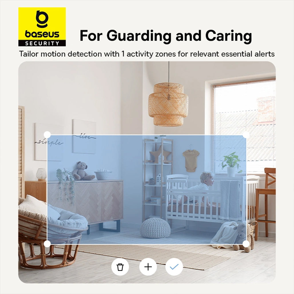 A Photo Of Baseus Security P1 Pro Indoor Camera 3K – White