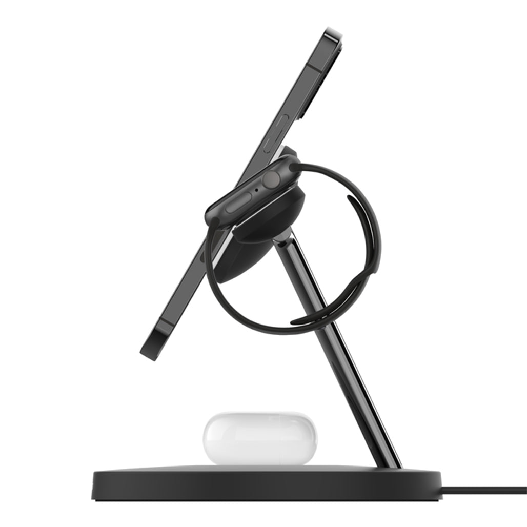 A Photo Of Belkin BoostCharge Pro 3-in-1 Wireless Charger with MagSafe 15W – Charge iPhone, Apple Watch, and AirPods