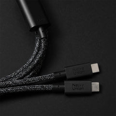 A Photo Of Native Union Belt Cable 2-in-1 USB-C to USB-C Fast Charging Cable 140W