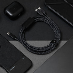 A Photo Of Native Union Belt Cable 2-in-1 USB-C to USB-C Fast Charging Cable 140W
