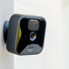A Photo Of Blink Outdoor (3rd Gen) 3-Camera Wireless Security System - 1080p HD, Battery-Powered, Infrared Night Vision