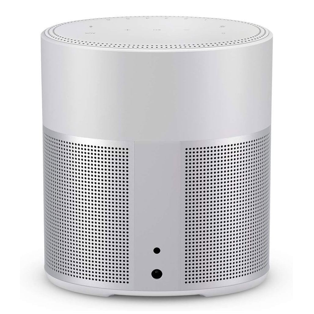 A Photo Of Bose Home Speaker 300 - Smart Bluetooth Speaker with Amazon Alexa and Google Assistant - Luxe Silver
