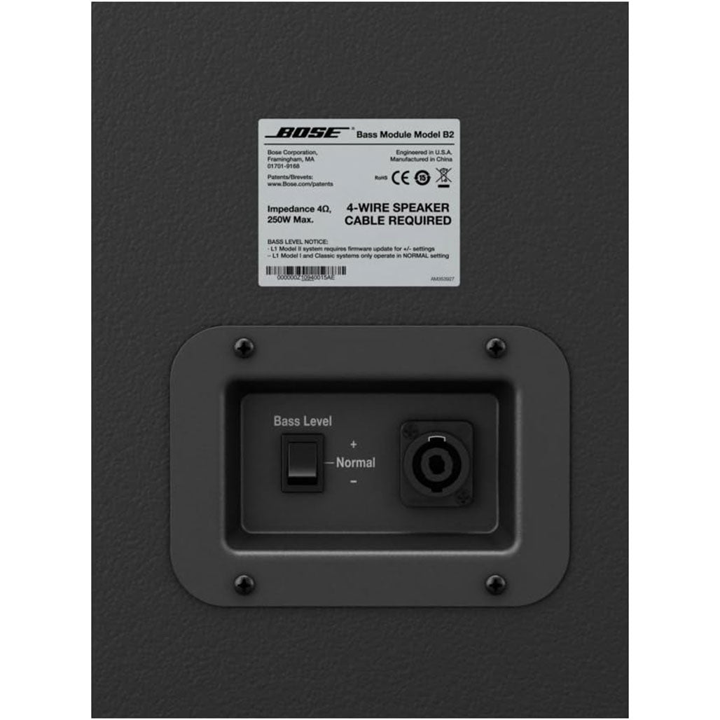 A Photo Of Bose L1 Model II System with B2 Bass & ToneMatch Audio Engine - Black