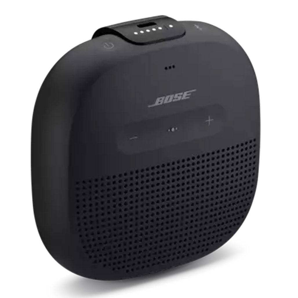 A Photo Of Bose SoundLink Micro Bluetooth® Speaker – Black – Portable, Waterproof, and Rugged with Deep Bass and Built-In Microphone