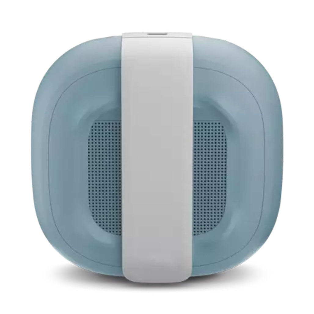 A Photo Of Bose SoundLink Micro Bluetooth® Speaker – Stone Blue – Compact, Rugged, and Waterproof with Deep Bass and Built-In Microphone