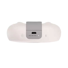 A Photo Of Bose SoundLink Micro Bluetooth® Speaker – White Smoke – Portable, Rugged, and Waterproof with Deep Bass and Built-In Microphone