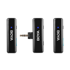 A Photo Of BOYALINK All-in-One Wireless Microphone System – Dual-Channel 2.4GHz, Noise Reduction, Ultra-Long Battery Life, and Multi-Connector Support