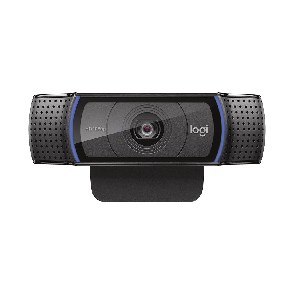 A Photo Of Logitech C920e Business Webcam - Full HD 1080p with Autofocus, Privacy Shade, and Dual Microphones