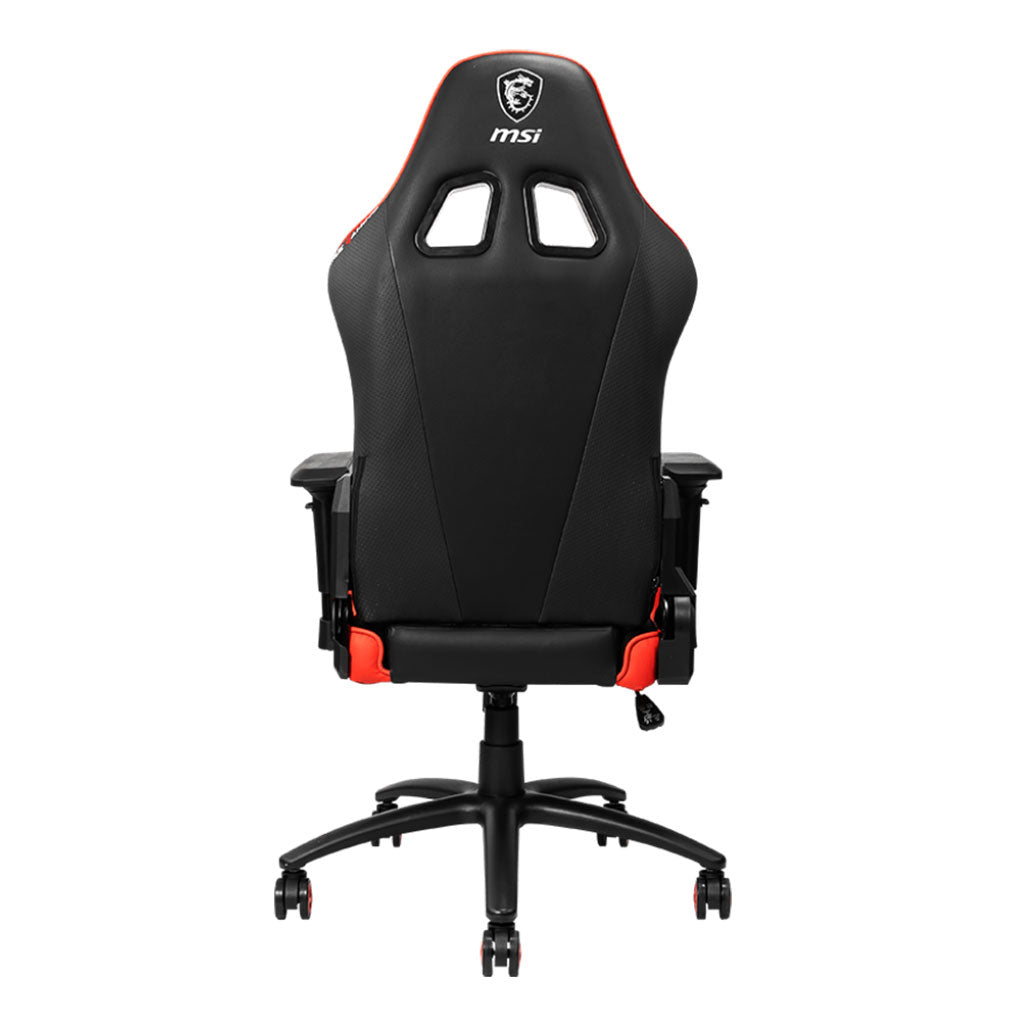 A Photo Of MSI MAG CH120 Gaming Chair - Ergonomic High-Back, 180° Recline, 4D Adjustable Armrests, Steel Frame