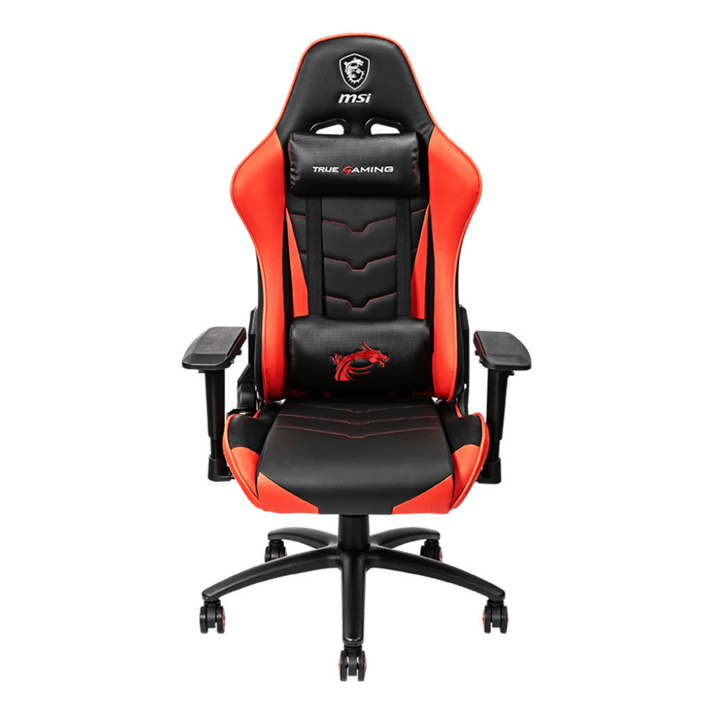 A Photo Of MSI MAG CH120 Gaming Chair - Ergonomic High-Back, 180° Recline, 4D Adjustable Armrests, Steel Frame