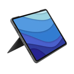 A Photo Of Logitech Combo Touch Detachable Keyboard Case for iPad Pro 11-inch (1st, 2nd, 3rd, & 4th Gen) - Auto-Adjusting Backlit Keys, Four Modes
