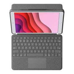 A Photo Of Logitech Combo Touch Detachable backlit keyboard case iPad® (7th, 8th, 9th, & 10th gen) - Four Modes, Adjustable Backlighting