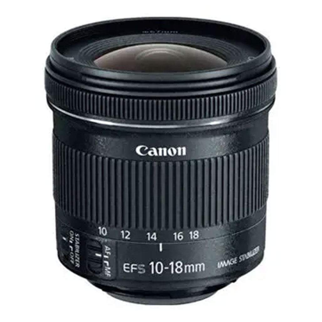 A Photo Of Canon EF-S 10-18mm f/4.5-5.6 IS STM Lens – Versatile Wide-Angle Zoom