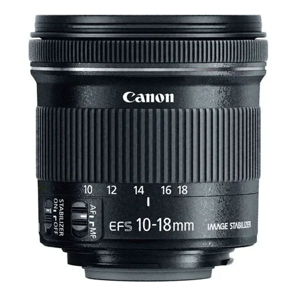 A Photo Of Canon EF-S 10-18mm f/4.5-5.6 IS STM Lens – Versatile Wide-Angle Zoom