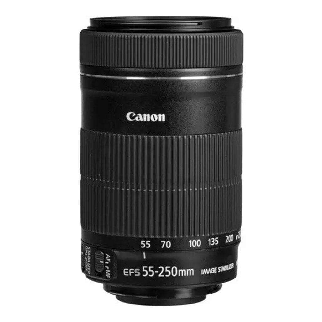 A Photo Of Canon EF-S 55-250mm f/4-5.6 IS STM Lens – Compact Telephoto Zoom