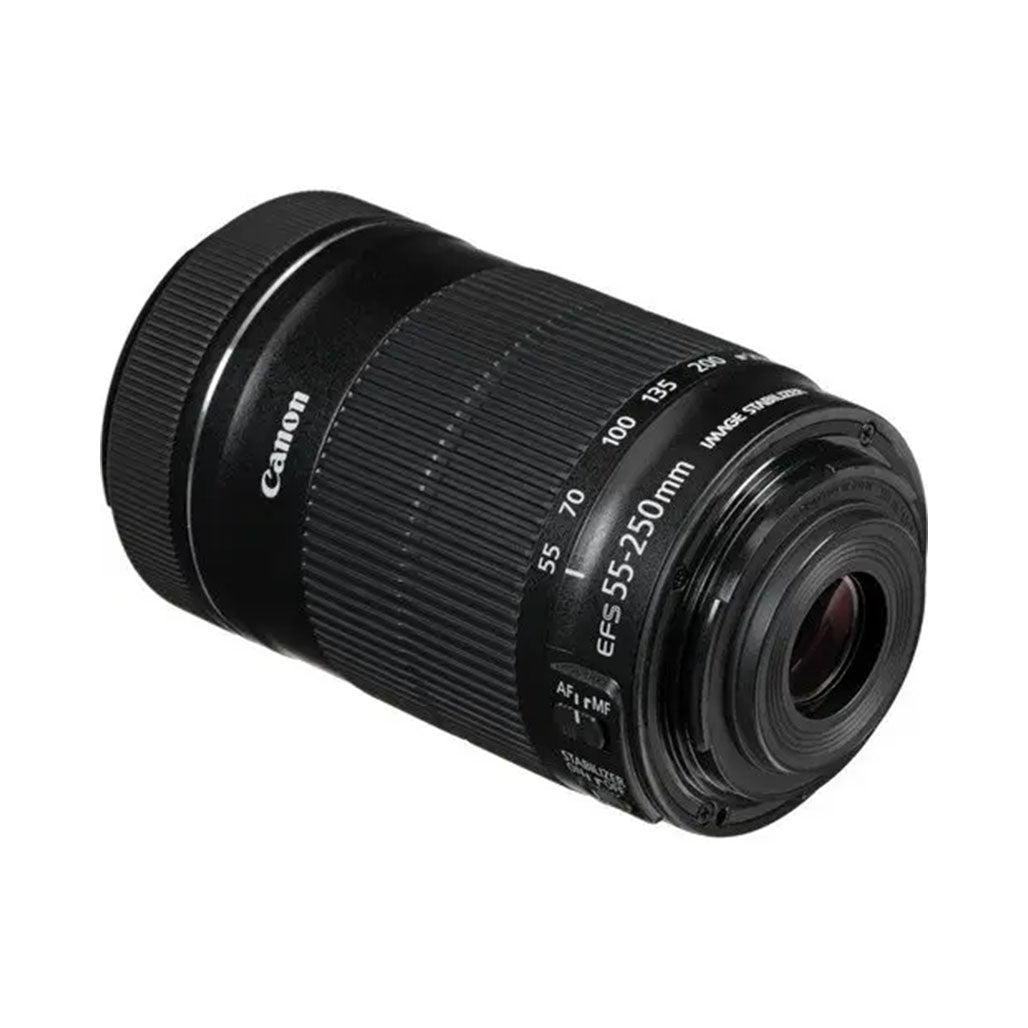 A Photo Of Canon EF-S 55-250mm f/4-5.6 IS STM Lens – Compact Telephoto Zoom