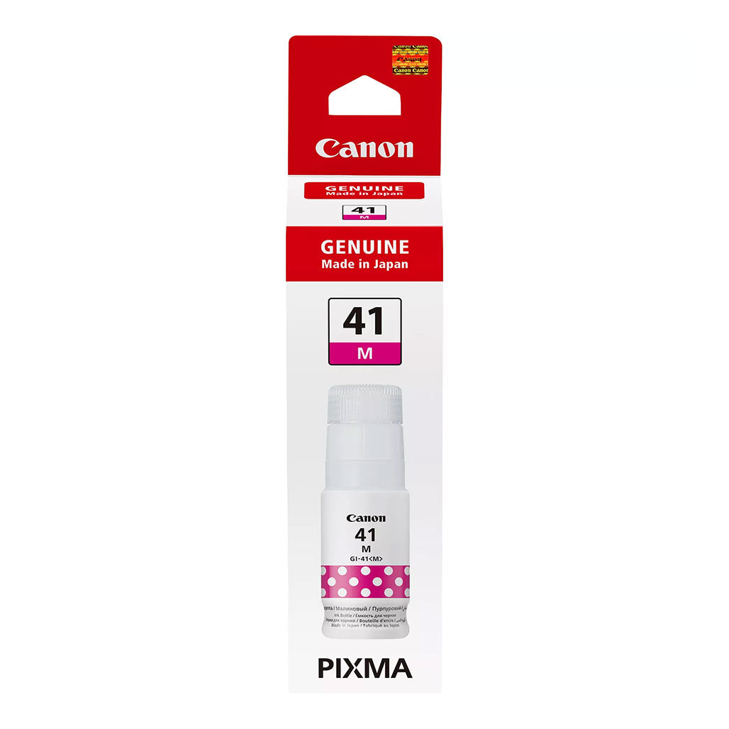 A Photo Of Canon GI-41M Ink Bottle, Magenta
