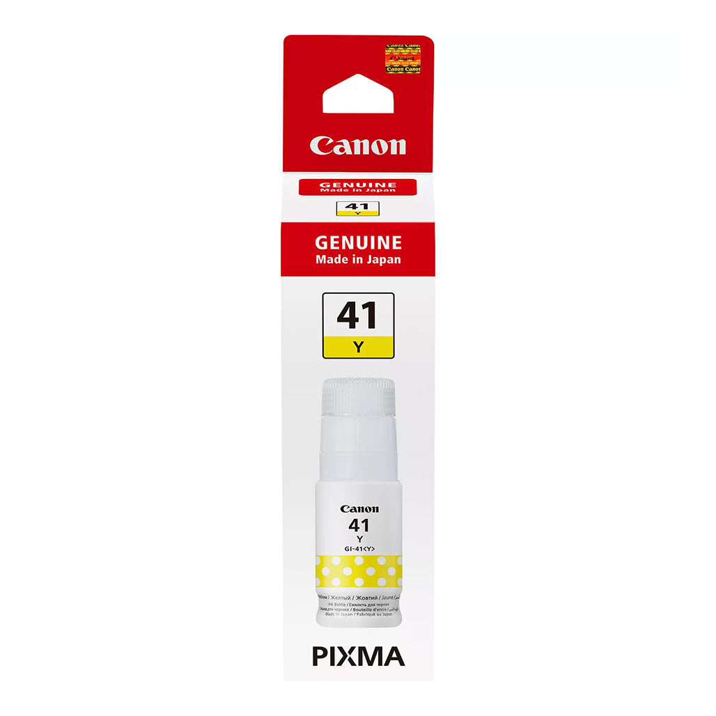 A Photo Of Canon GI-41Y Ink Bottle, Yellow