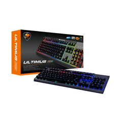 A Photo Of Cougar ULTIMUS RGB Full-Size Wired Mechanical Gaming Keyboard | Advanced Performance and Customization