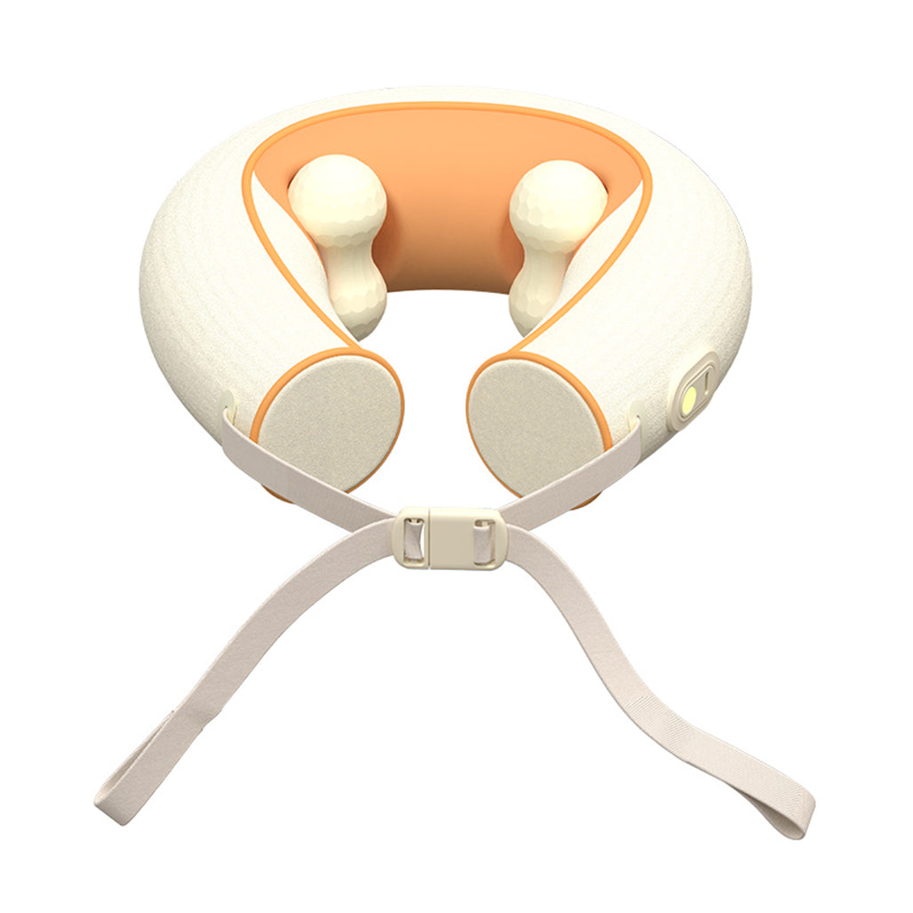 A Photo Of Porodo Shiatsu Neck Massager with Heat Therapy & Deep Tissue Relief – Yellow