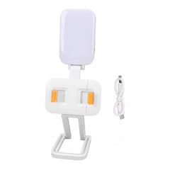 A Photo Of D2 Pro LED Live Streaming Light 2700-6500K - 1000mAh Rechargeable, RGB Video Camera Light with Stand