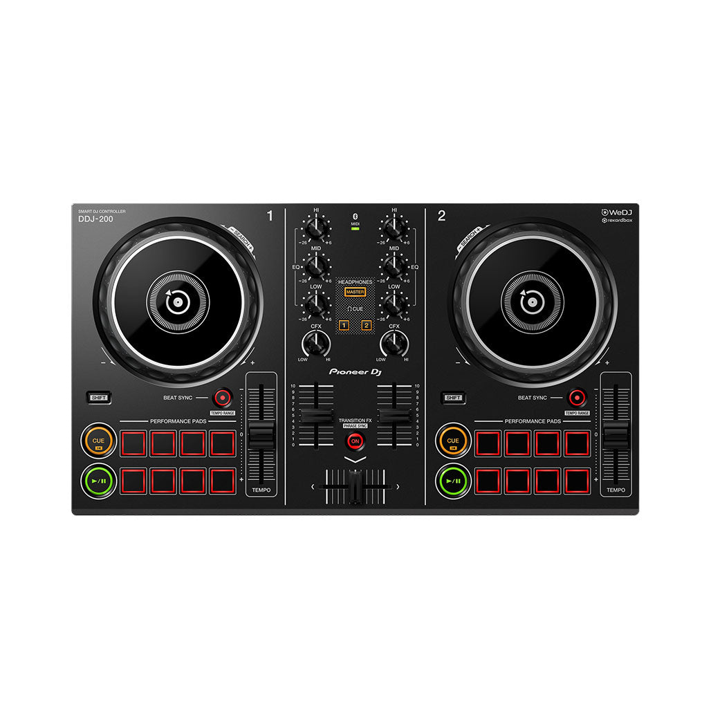 A Photo Of Pioneer DDJ-200 - 2-Channel Smart DJ Controller with Wireless Connectivity