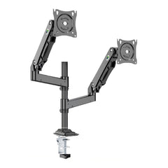 A Photo Of Kaloc DH200B Adjustable Dual Monitor Arm with Gas Spring Technology – Fits Screens 17