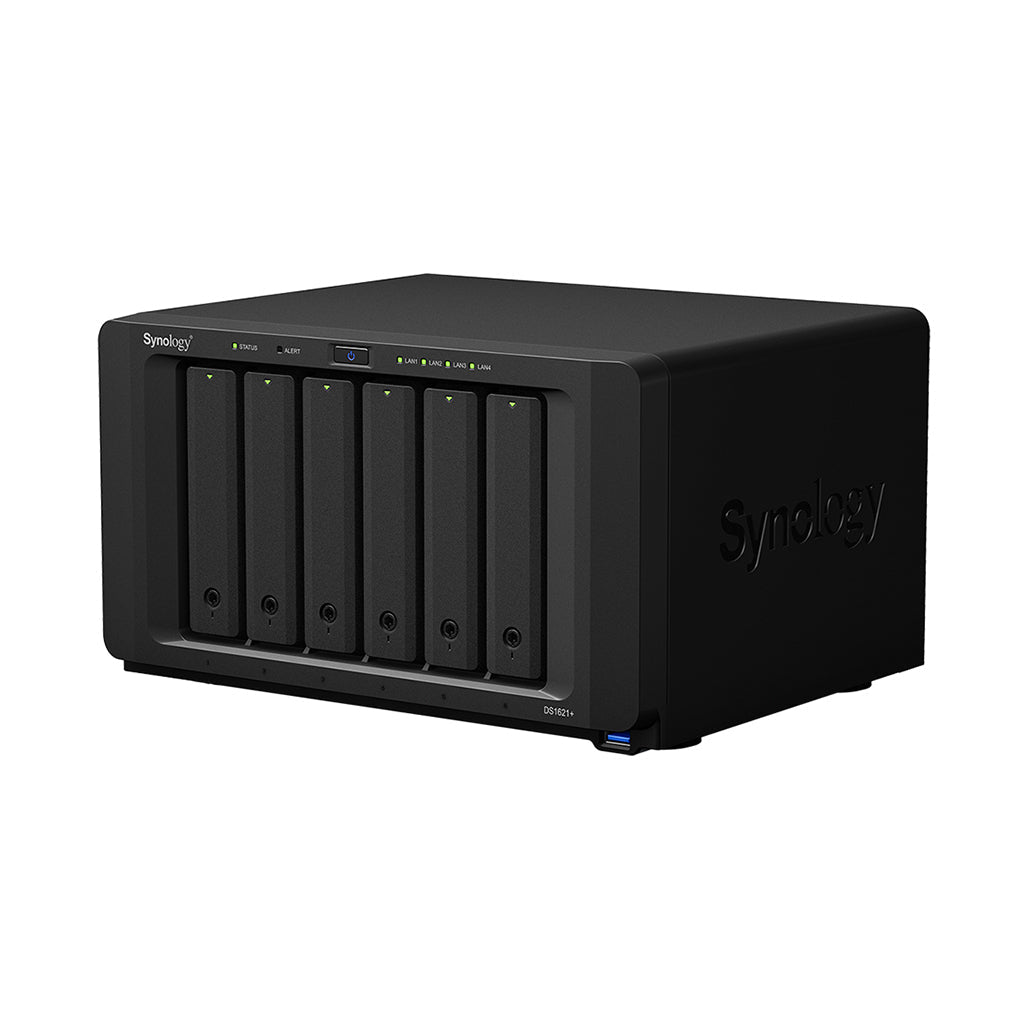 A Photo Of Synology DiskStation DS1621+ - 6-Bay NAS for High-Performance Storage and Scalable Data Management