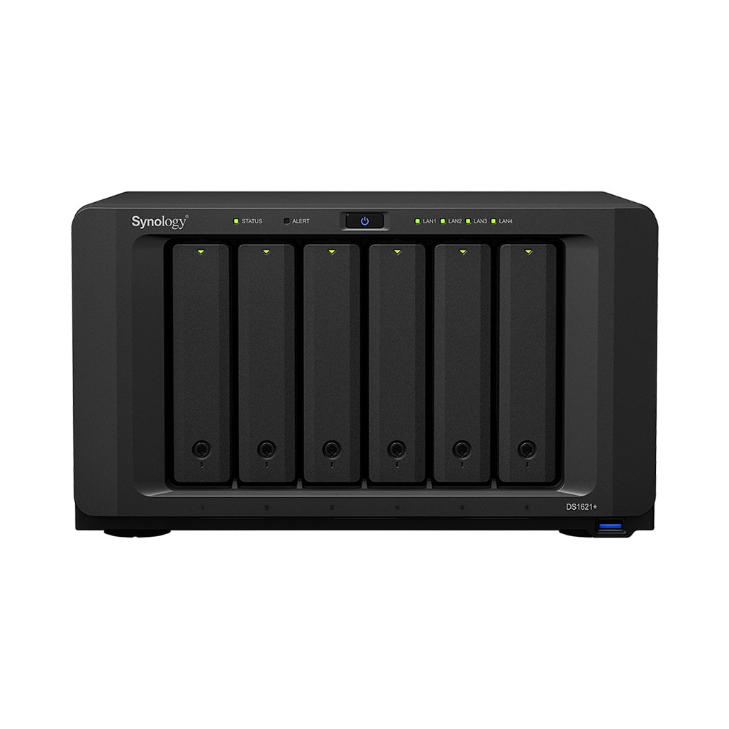 A Photo Of Synology DiskStation DS1621+ - 6-Bay NAS for High-Performance Storage and Scalable Data Management