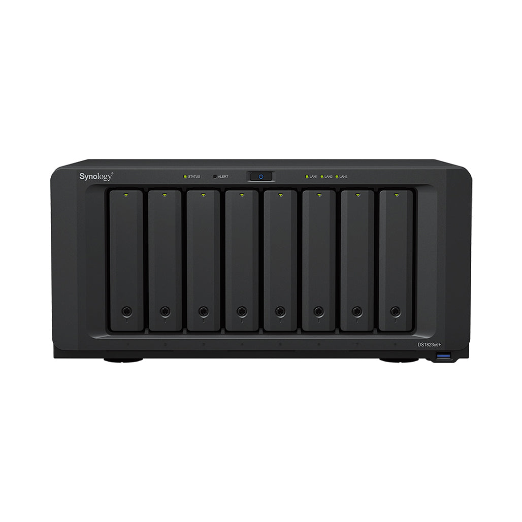 A Photo Of Synology DS1823xs+ 8-Bay NAS DiskStation – High-Performance Central Storage Server with Expandable Connectivity and Flexible Backup Solutions