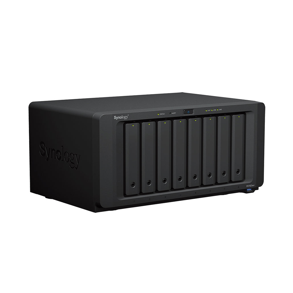 A Photo Of Synology DS1823xs+ 8-Bay NAS DiskStation – High-Performance Central Storage Server with Expandable Connectivity and Flexible Backup Solutions
