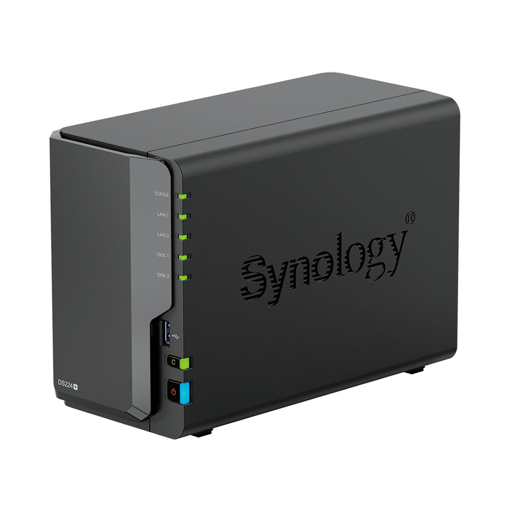 A Photo Of Synology 2-Bay NAS DiskStation DS224+ - High-Speed Storage and Advanced Backup Solutions