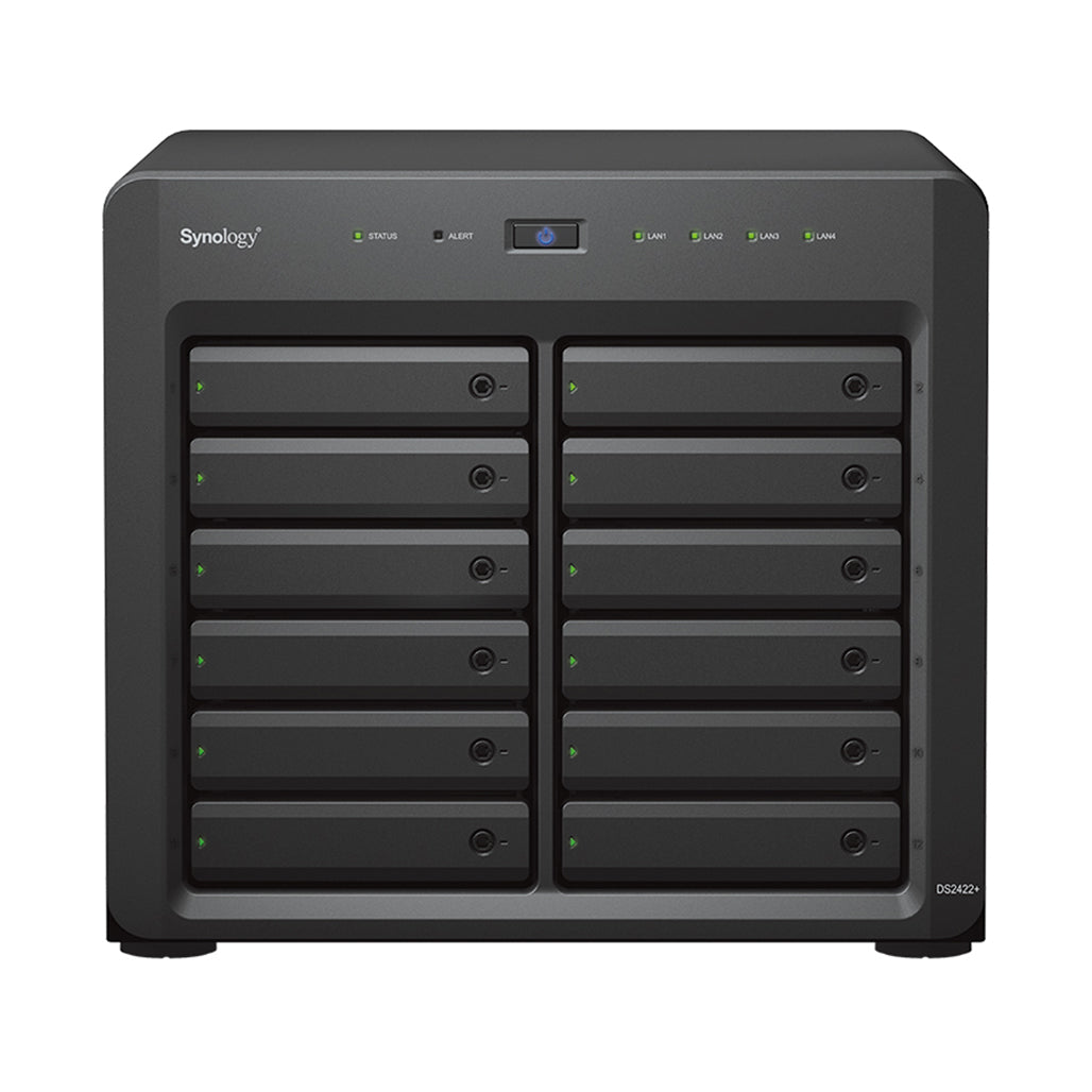 A Photo Of Synology DiskStation DS2422+ 12-Bay NAS | High-Performance Storage Solution with Advanced Data Protection