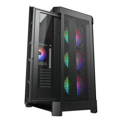 A Photo Of Cougar DUOFACE PRO RGB | Dual-Panel Mid Tower Case with Customizable Airflow