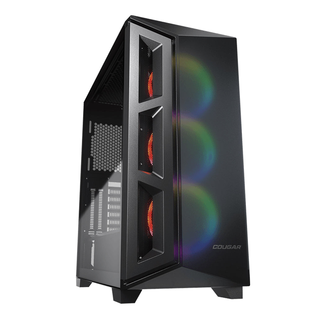 A Photo Of Cougar DarkBlader X5 RGB Gaming Case – Mid Tower with ARGB Lighting, Tempered Glass, and Superior Cooling