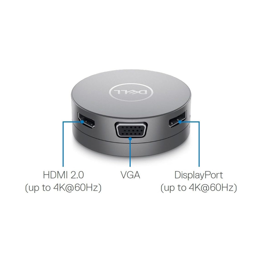 A Photo Of Dell DA310 7-in-1 USB-C Multiport Adapter Travel Hub