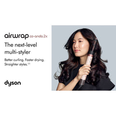 A Photo Of Dyson Airwrap Co-anda2x - Multi-Styler and Dryer Straight+Wavy - (Amber Silk Special Edition)