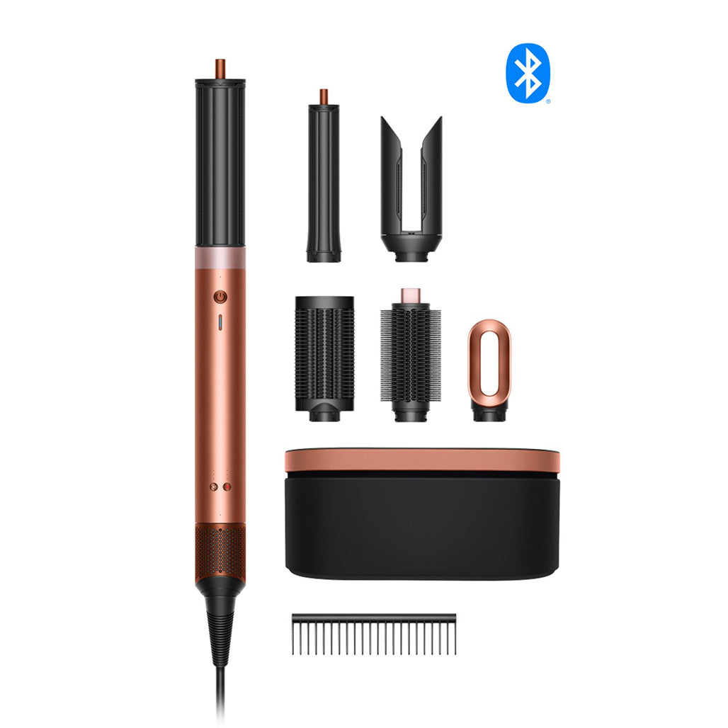 A Photo Of Dyson Airwrap Co-anda2x - Multi-Styler and Dryer Straight+Wavy - (Amber Silk Special Edition)