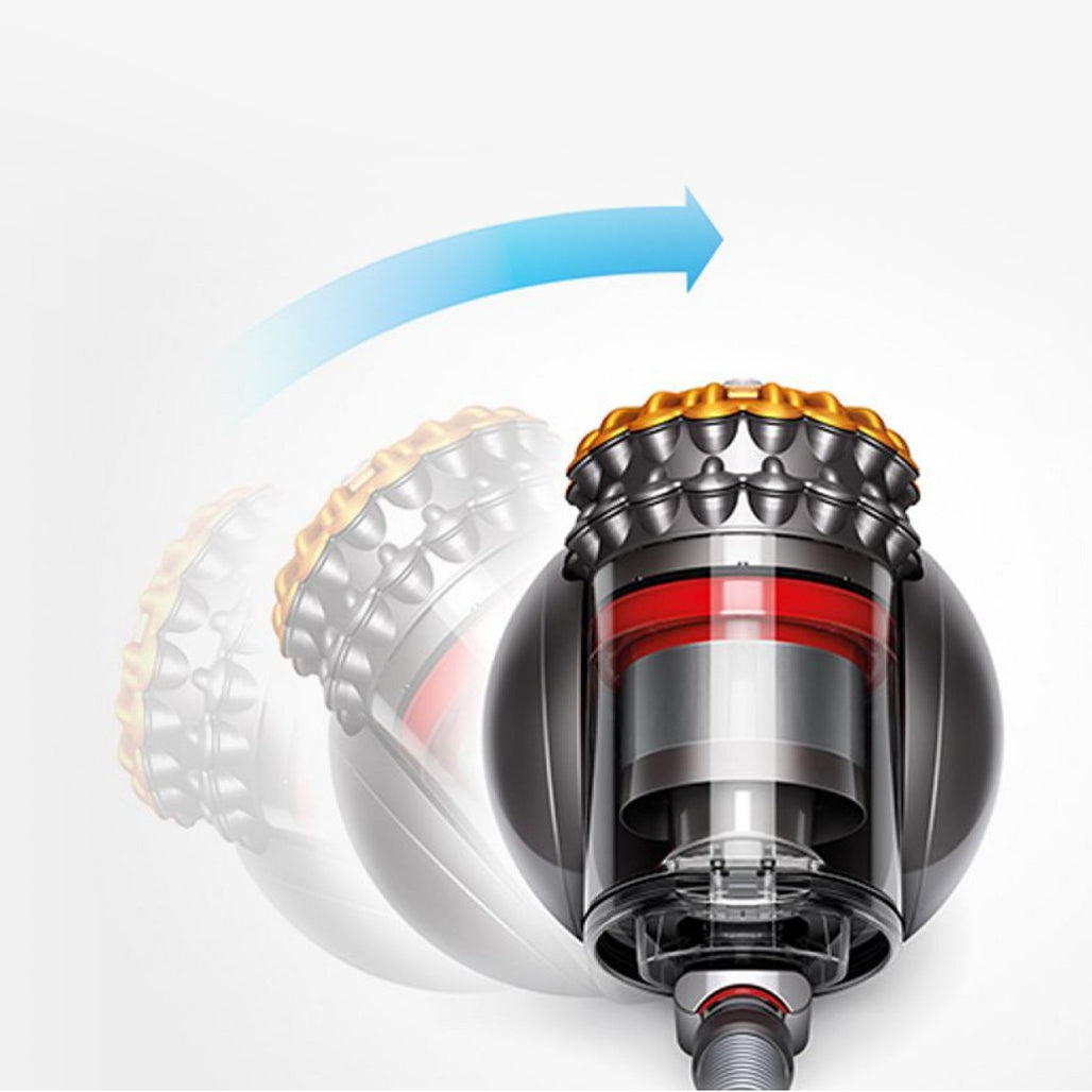 A Photo Of Dyson Big Ball Multi Floor 2 Vacuum Cleaner (Iron/Yellow) cy28 – Powerful Bagless Suction & Self-Righting Design