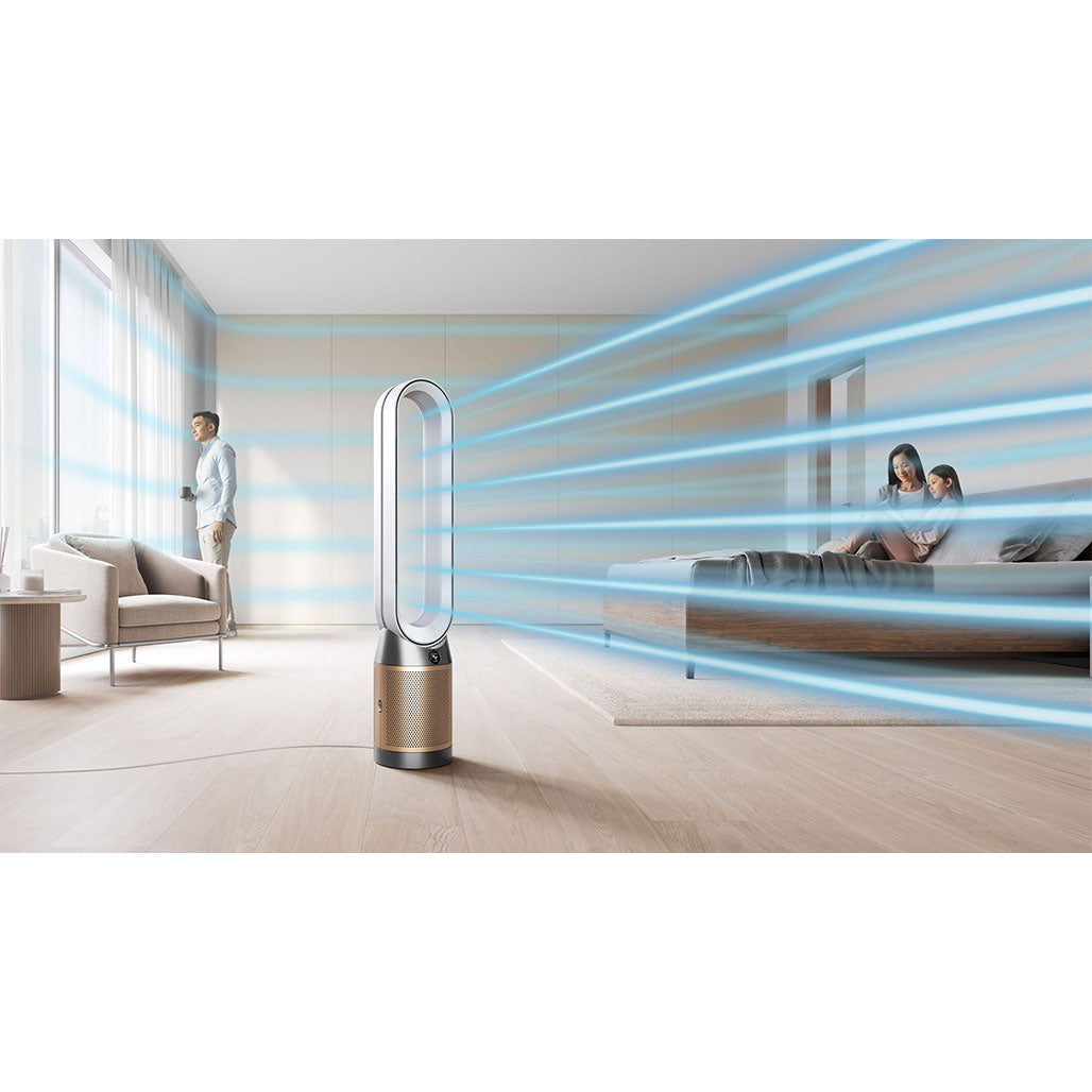 A Photo Of Dyson Purifier Cool Formaldehyde™ TP09 purifying fan (White/Gold)