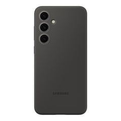 A Photo Of Samsung Galaxy S24 FE Silicone Case – Gray, Stylish and Protective