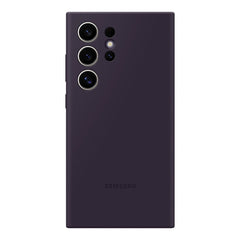 A Photo Of Samsung Galaxy S24 Ultra Silicone Case - Dark Violet | EF-PS928